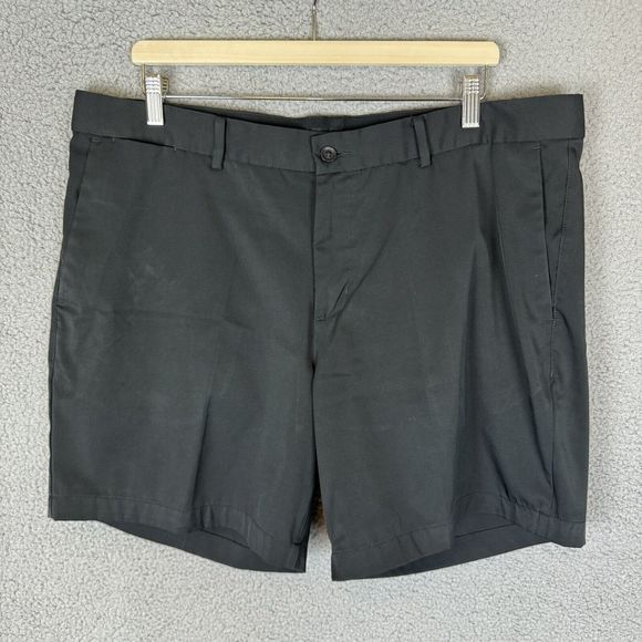 Nike Shorts Men's 38 Black Chino Dri-Fit Performance Stretch Golf - Picture 1 of 6